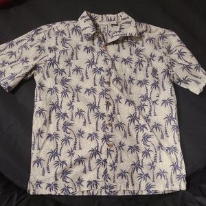Mens roundtree and yorke Hawaiian shirt size large